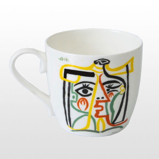 Taza Pablo Picasso Retrato De Jacqueline Con Un Sombrero