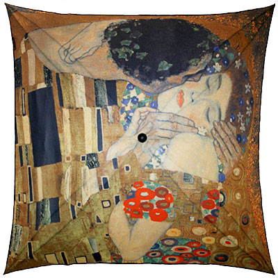 Paraguas - Gustav Klimt - El beso