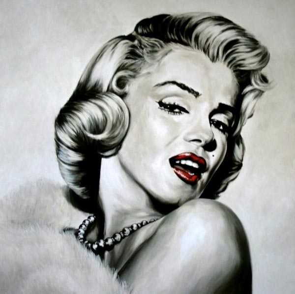 Art Print Frank Ritter - Glamorous (Marilyn Monroe) - 100 x 50 cm