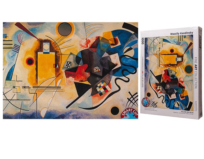 Puzzle 1000 pezzi Kandinsky D-Toys Giallo Rosso Blu su Puzzle Arte