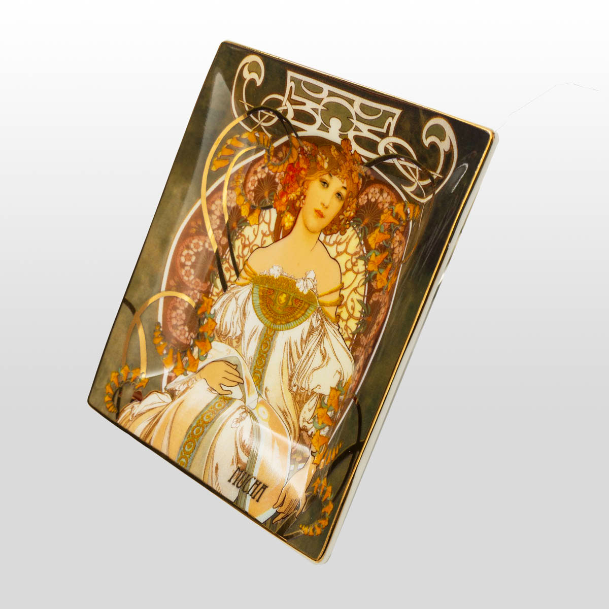 Alfons Mucha Bowl: Reverie