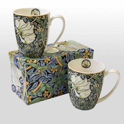 William Morris Mug Duo: Pimpernel