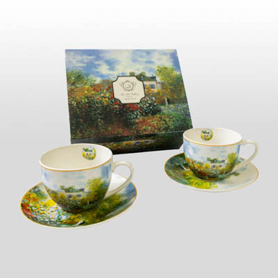 Duo de tasses à Thé Claude Monet : La maison de l'artiste