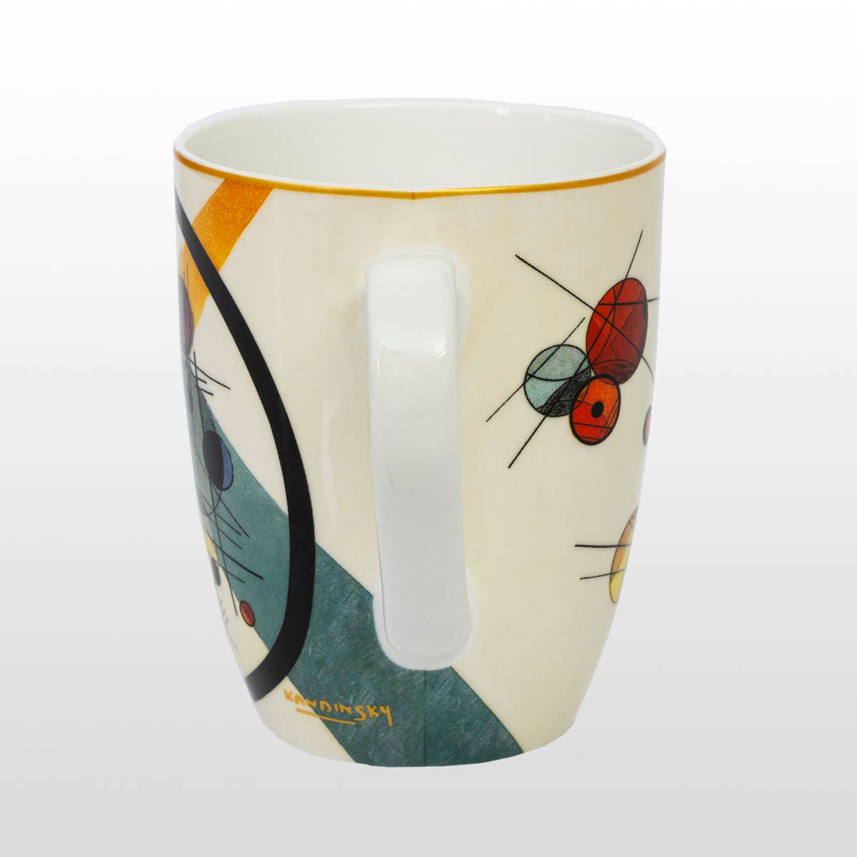 Taza Kandinsky: Círculos en el círculo (detalle 1)