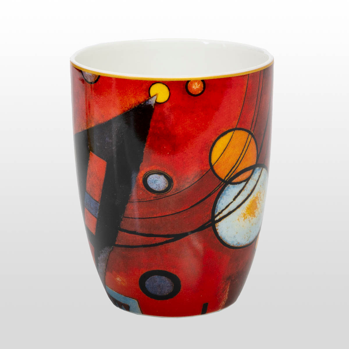 Taza Kandinsky: Rojo intenso (detalle 3)