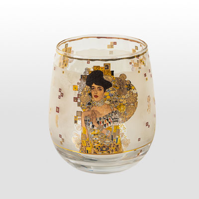 Glass candle holder Gustav Klimt: Adèle Bloch