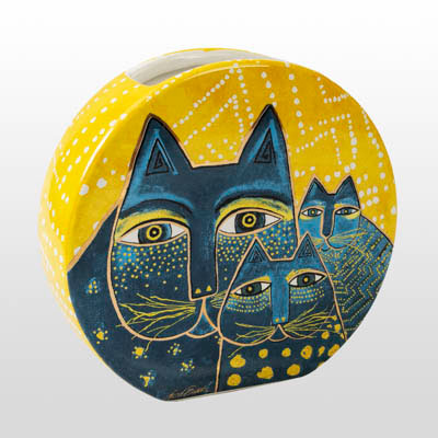 Vaso Laurel Burch: Gatti mediterranei