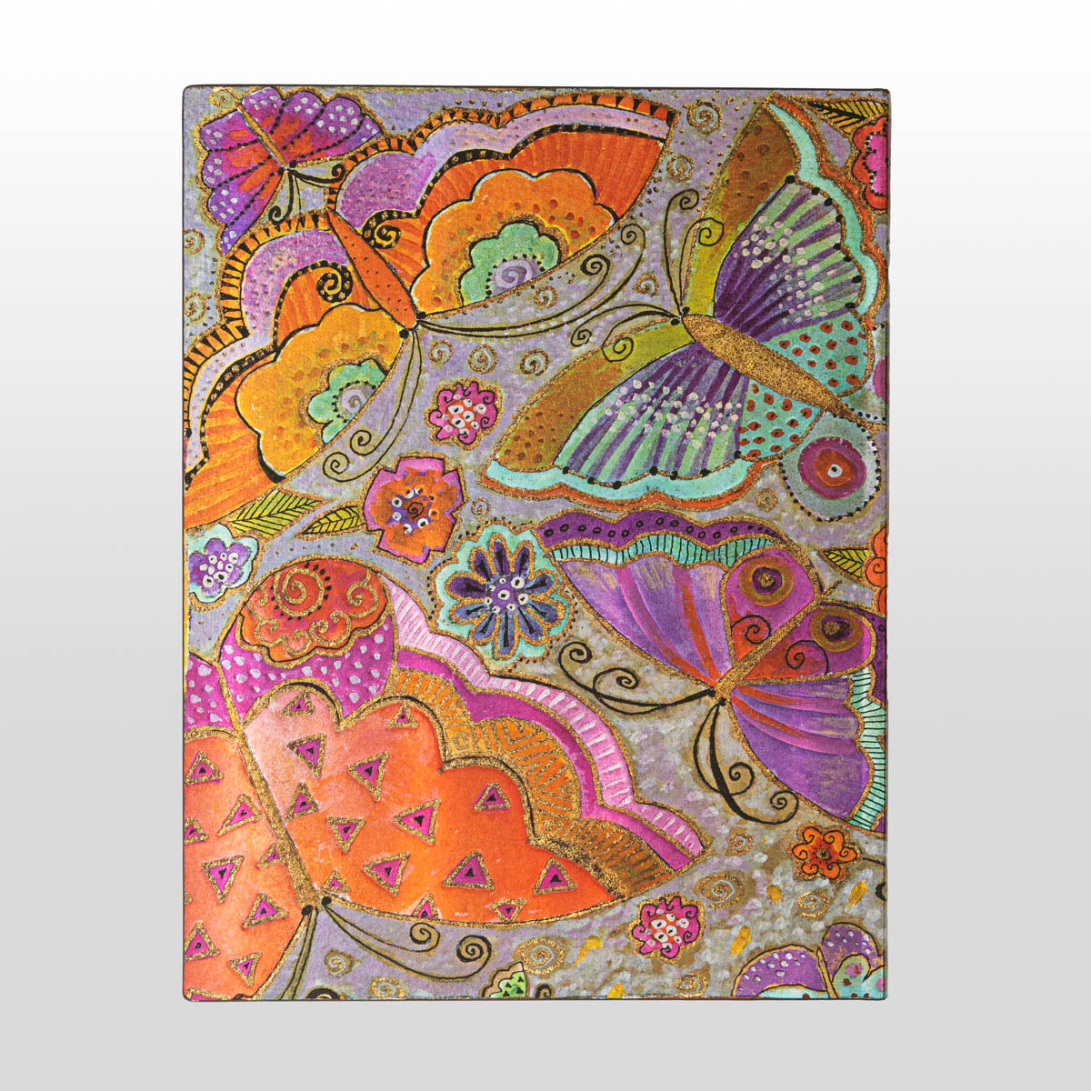 Carnet Paperblanks FLEXIS - Laurel Burch : Papillons (détail 1)