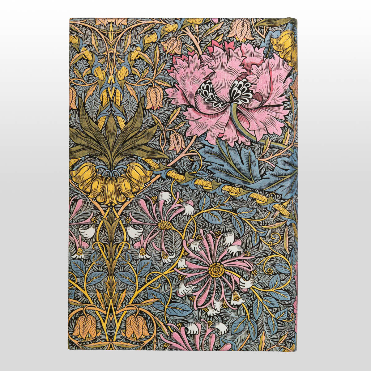  Libreta de direcciones Paperblanks - William Morris: Madreselva Rosa (detalle 1)