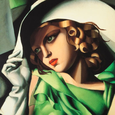 Affiche Tamara de Lempicka - La jeune fille en vert (1930)