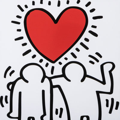 Affiche Keith Haring - Wedding Invitation
