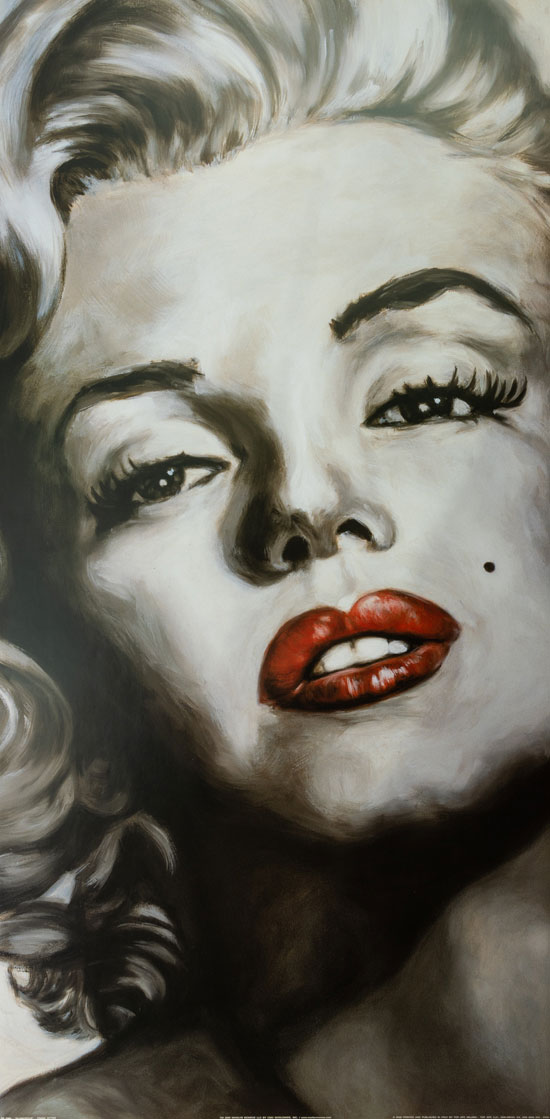 Art Print Frank Ritter - Glamorous (Marilyn Monroe) - 100 x 50 cm