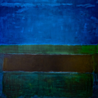 Mark Rothko Art Print - Blue, Green and brown (1951)