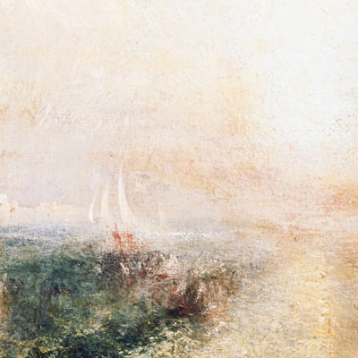 William Turner Art Print : Yacht Approaching the Coast (1840 - 1845)