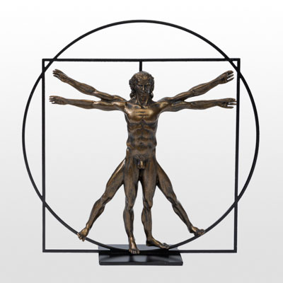 Figurine Leonardo da Vinci: The Vitruvian Man