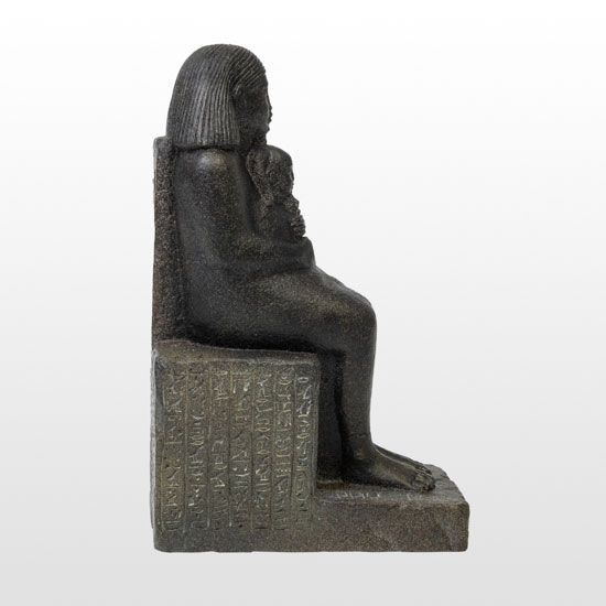 Egyptian Statuette: Senenmut and Princess Neferure