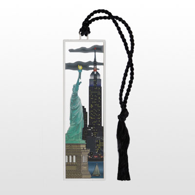 Artistiic Bookmark : Liberty and Empire State