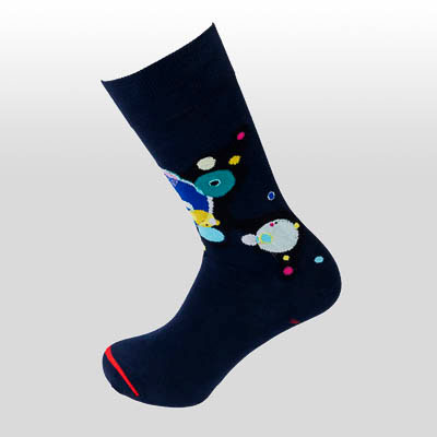 Kandinsky Socks: Several circles