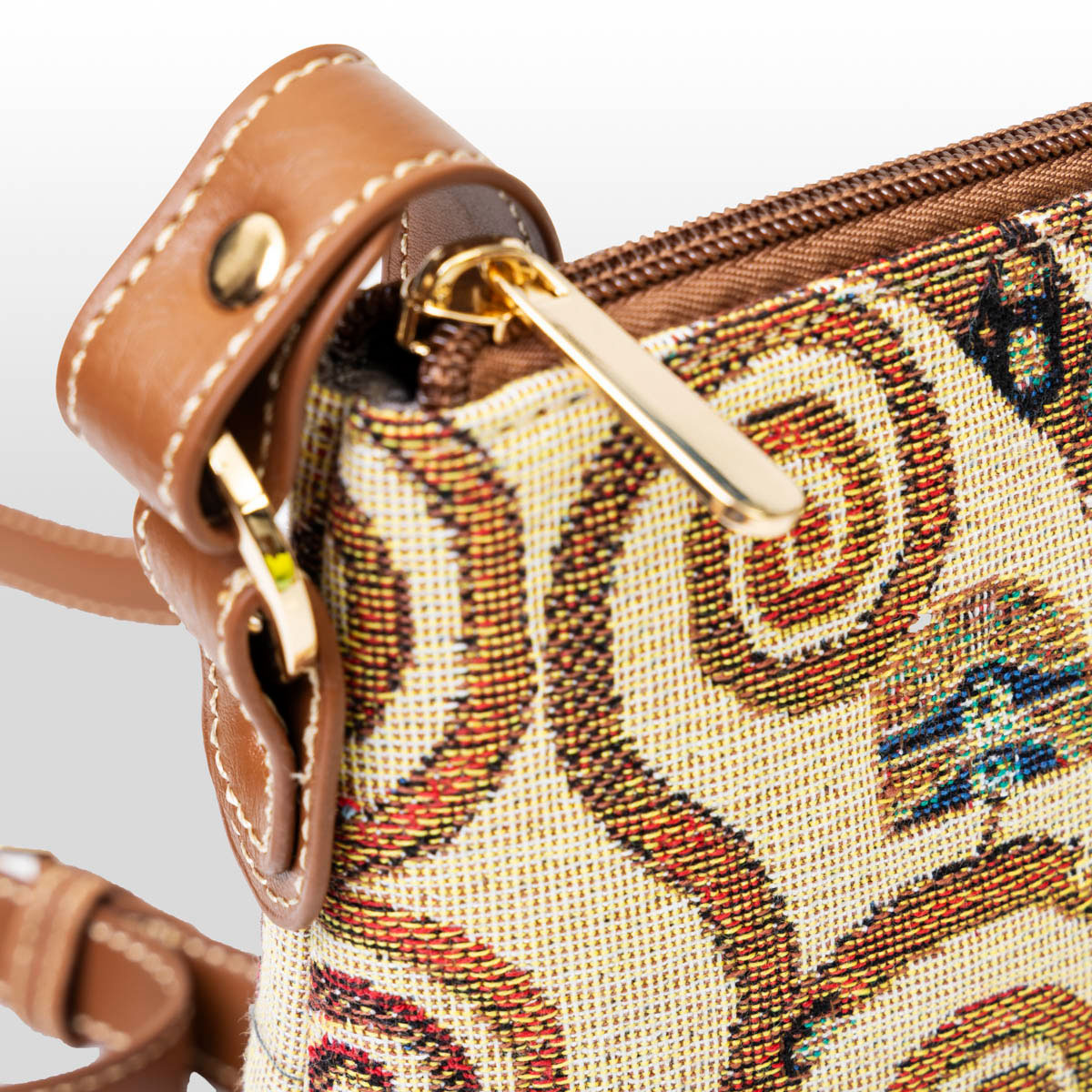 Crossbody bag Gustav Klimt: The Tree of Life (detail n°6)