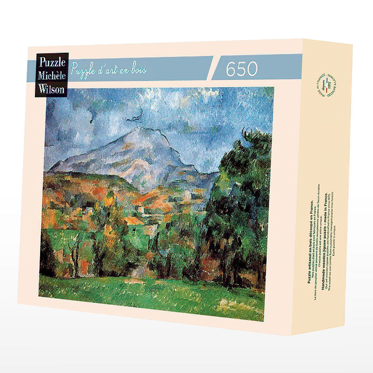 Puzzle en bois Paul Cézanne : La montagne Sainte Victoire (Michèle Wilson),  650p