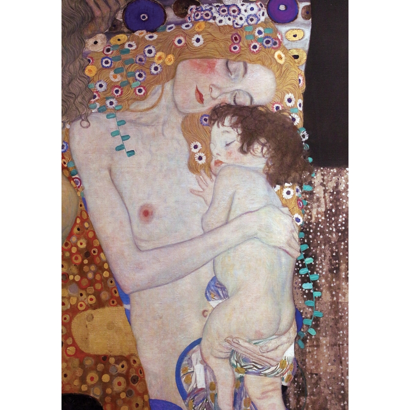 Mère et enfant de Klimt - Puzzle en bois Michèle Wilson