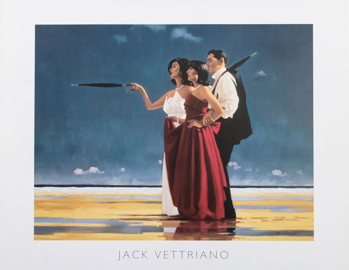 Lámina Jack Vettriano - The Missing Man I - Lámina 50 x 40 cm