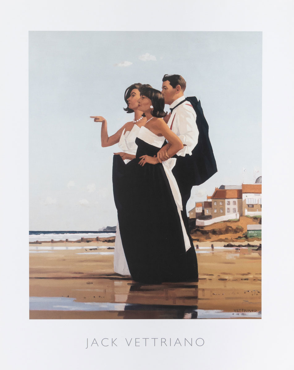 Lámina Jack Vettriano - The Missing Man II - Lámina 50 x 40 cm