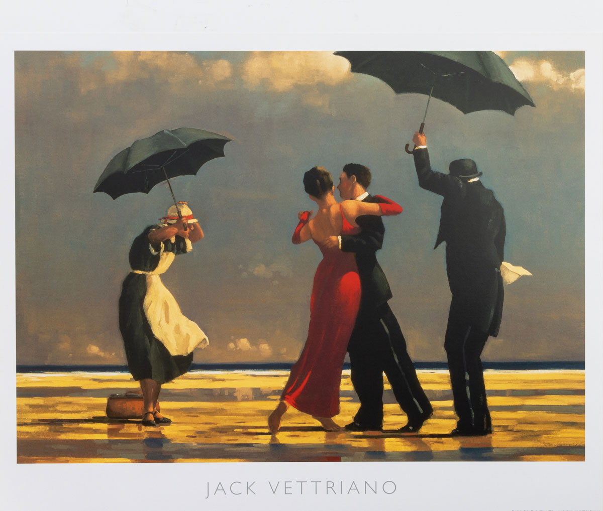 Jack Vettriano Art Print - The singing Butler - Print 50 x 40 cm