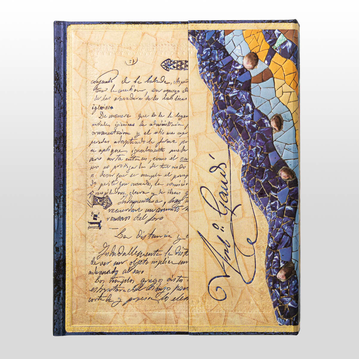 Paperblanks Journal diary - Gaudi, The Manuscript of Reus - ULTRA lined 144p